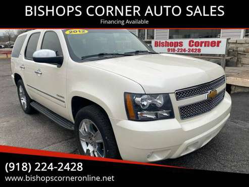 2012 Chevrolet Chevy Tahoe LTZ 4x2 4dr SUV FREE CARFAX ON EVERY for sale in Sapulpa, OK