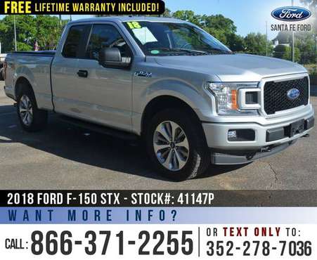 2018 Ford F150 STX Ecoboost - Tonneau Cover - SYNC - cars & for sale in Alachua, FL