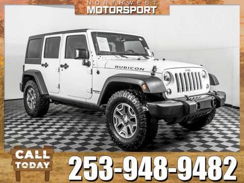 *SPECIAL FINANCING* 2015 *Jeep Wrangler* Unlimited Rubicon 4x4 for sale in PUYALLUP, WA