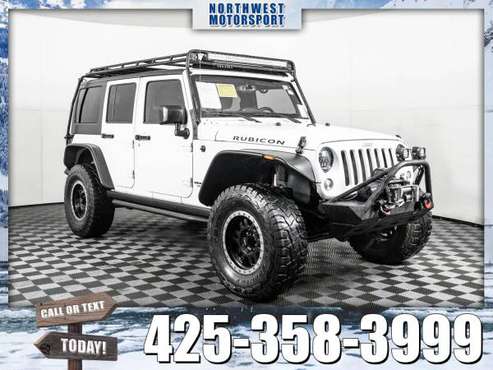 *ONE OWNER* Lifted 2015 *Jeep Wrangler* Unlimited Rubicon 4x4 - cars... for sale in Everett, WA