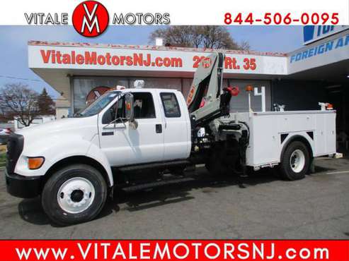 2007 Ford Super Duty F-750 Straight Frame KNUCKLE BOOM, CRANE TRUCK for sale in south amboy, WV