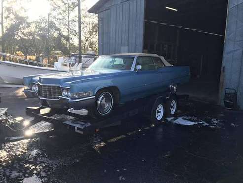 1969 CADILLAC CONVERTIBLE 52k MILES ! ONCE IN A LIFETIME BARN for sale in Spring Hill, FL