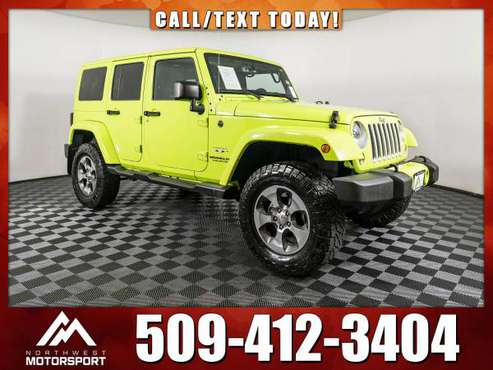 2016 *Jeep Wrangler* Unlimited Sahara 4x4 - cars & trucks - by... for sale in Pasco, WA