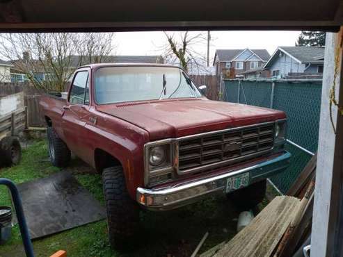 1979 4x4 Chevy pick up - cars & trucks - by owner - vehicle... for sale in Portland, OR