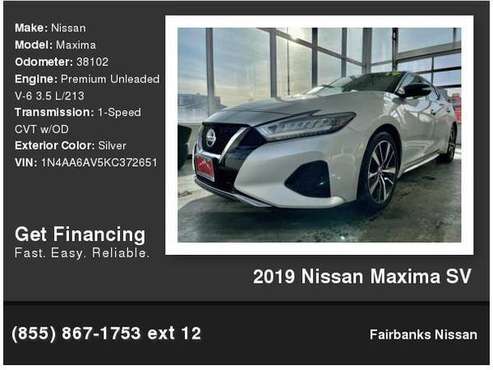 2019 Nissan Maxima Sv - - by dealer - vehicle for sale in Fairbanks, AK