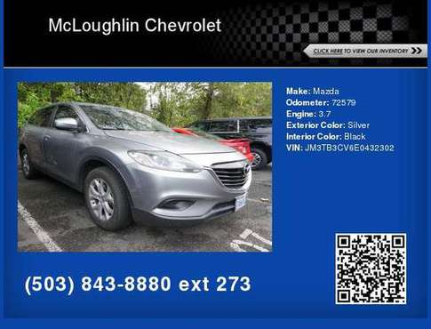 2014 Mazda CX-9 Touring **We Offer Financing To Anyone the Law for sale in Milwaukie, OR
