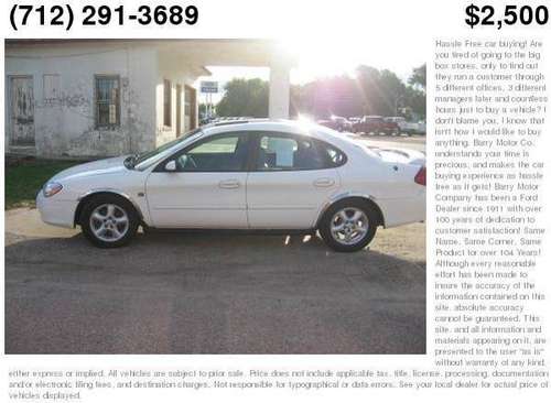 2003 Ford Taurus SES Standard IN HOUSE FINANCING! for sale in Danbury, IA