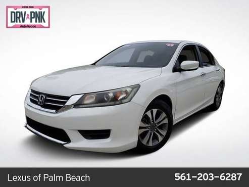 2013 Honda Accord LX SKU:DA011408 Sedan for sale in West Palm Beach, FL