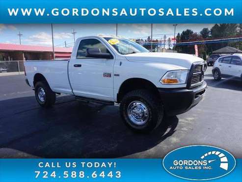 2011 RAM 2500 4WD Reg Cab 140.5 ST - cars & trucks - by dealer -... for sale in Greenville, OH