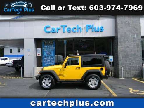 2015 Jeep Wrangler 4WD 2DR SPORT HARD TOP W/ 6-SPEED MANUAl - cars &... for sale in Plaistow, MA