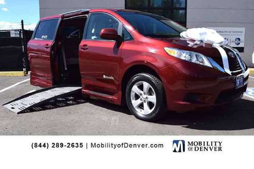 2015 *Toyota* *Sienna* *Braunability LE* RED for sale in Denver , CO