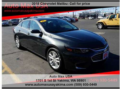 2018 Chevrolet Malibu LT PRICED TO SELL!!!!! for sale in INTERNET PRICED CALL OR TEXT JIMMY 509-9, WA