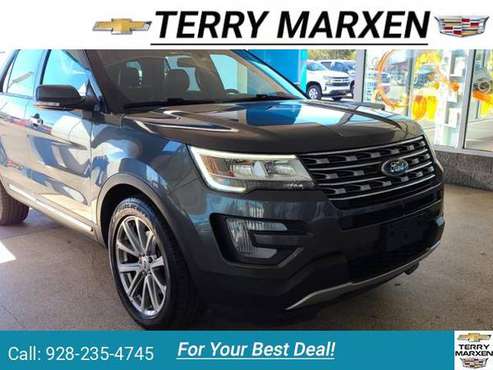 2017 Ford Explorer Limited suv Gray - cars & trucks - by dealer -... for sale in Flagstaff, AZ