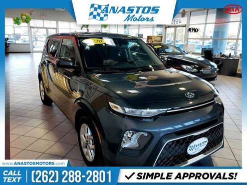 2020 KIA Soul S FOR ONLY 252/mo! - - by dealer for sale in Kenosha, WI