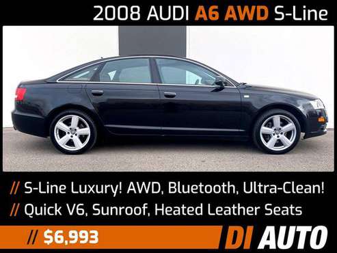 WOW! 2008 AUDI A6 3.2 Quattro S-Line - AWD, Heated Seats, Sunroof -... for sale in Lafayette, CO