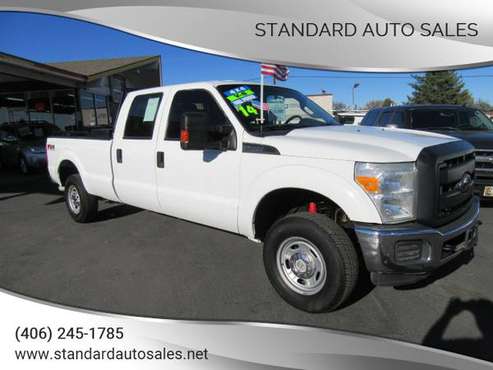 2014 Ford F-250 4X4 Crew Cab Long Box 6.2L Gas!!! - cars & trucks -... for sale in Billings, ND
