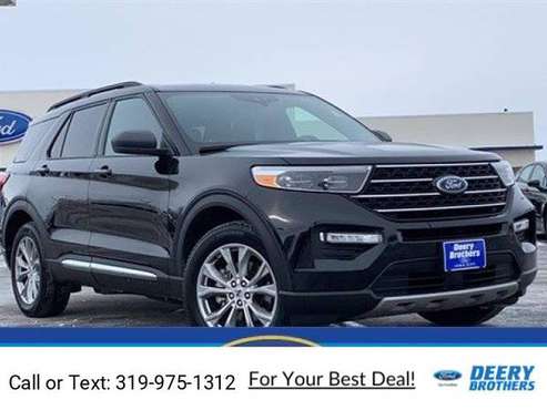2020 Ford Explorer XLT suv Black - - by dealer for sale in Iowa City, IA