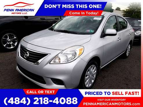 2013 Nissan Versa 1 6 SVSedan PRICED TO SELL! - - by for sale in Allentown, PA