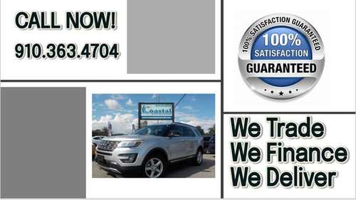 2017 FORD EXPLORER XLT✅1 OWNER✅THIRD ROW✅CALL NOW$344/MO.O.A.C. -... for sale in Southport, NC