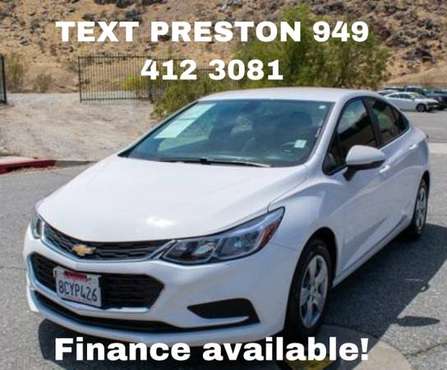 PRE-OWNED 2018 CHEVY CRUZE LOW MILES - - by dealer for sale in Cathedral City, CA