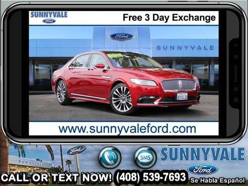 2019 Lincoln Continental Reserve - cars & trucks - by dealer -... for sale in Sunnyvale, CA