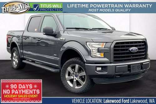 2017 Ford F-150 4x4 4WD F150 Truck XLT Crew Cab - cars & trucks - by... for sale in Lakewood, WA