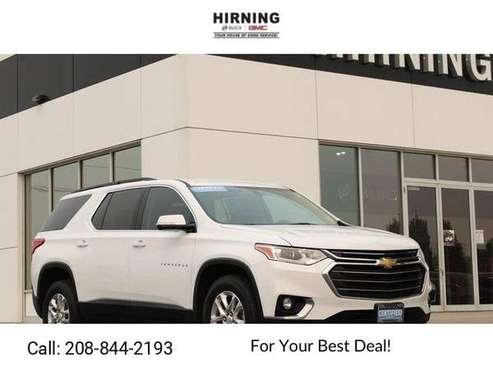 2019 Chevy Chevrolet Traverse LT Cloth suv Summit White - cars &... for sale in Pocatello, ID