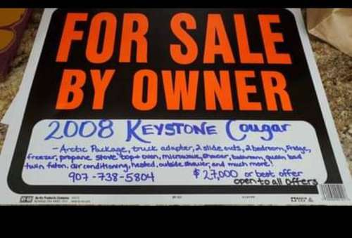 Keystone Cougar 5th wheel for sale in Seward, AK