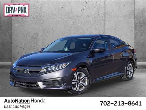 2017 Honda Civic LX SKU:HE038882 Sedan - cars & trucks - by dealer -... for sale in Las Vegas, NV