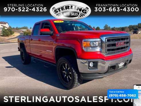 2014 GMC Sierra 1500 4WD Double Cab 143.5 SLE - CALL/TEXT TODAY! -... for sale in Sterling, CO