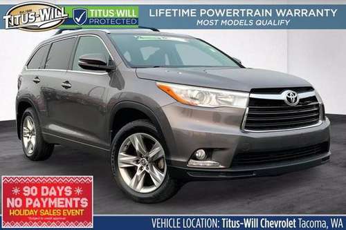 2016 Toyota Highlander AWD All Wheel Drive SUV - cars & trucks - by... for sale in Tacoma, WA