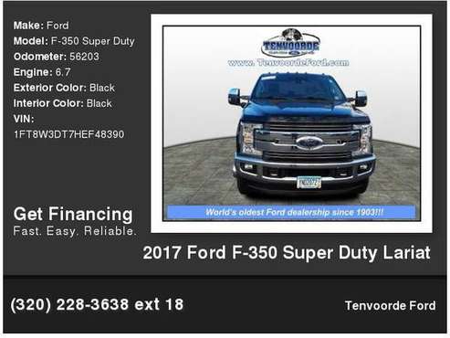 2017 Ford F-350 Super Duty Lariat 0 Down Delivers! for sale in ST Cloud, MN