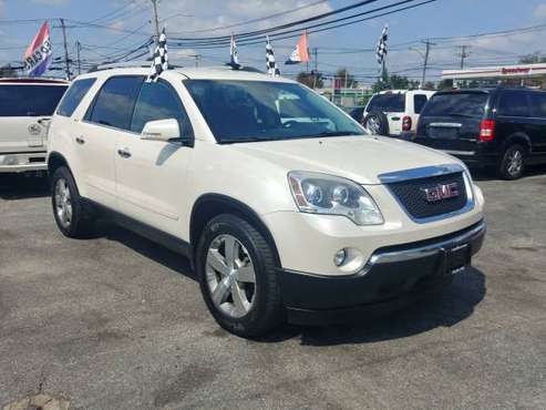 2012 GMC Acadia SLT2 Pearl White All Options 79k 1 Owner - cars &... for sale in Bethpage, NY