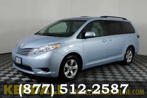 2017 Toyota Sienna Sky Blue Pearl For Sale GREAT PRICE! - cars & for sale in Eugene, OR