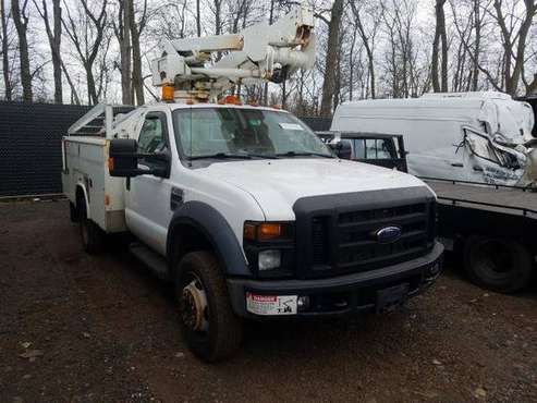 2008 Ford F-450 SD 41 FOOT 4X4 3 POINT READY FOR WORK - cars & for sale in Massapequa, NY