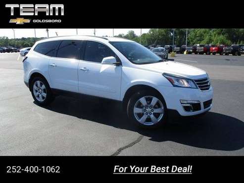 2016 Chevy Chevrolet Traverse LT suv White - - by for sale in Goldsboro, NC