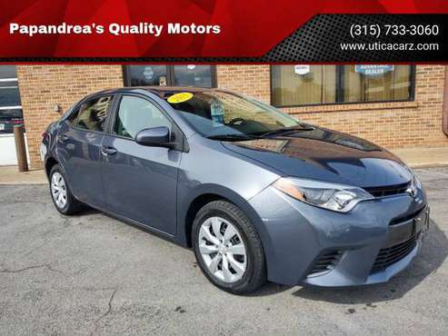 2015 Toyota Corolla LE - - by dealer - vehicle for sale in utica, NY
