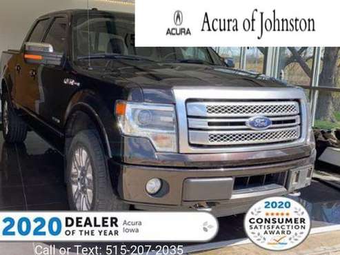 2014 Ford F150 Platinum pickup Brown - - by dealer for sale in Johnston, IA