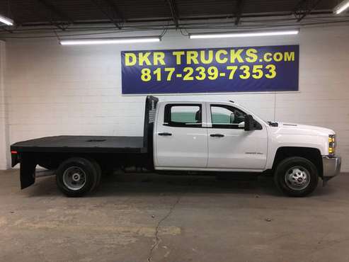 2015 Chevrolet 3500 HD DRW Crew Cab 6.6L Diesel Flatbed - cars &... for sale in Arlington, IA