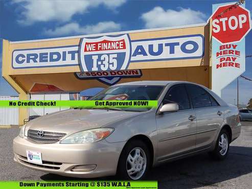 2002 TOYOTA CAMRY LE Cars-SUVs-Trucks start 135 DOWN! - cars & for sale in Oklahoma City, OK