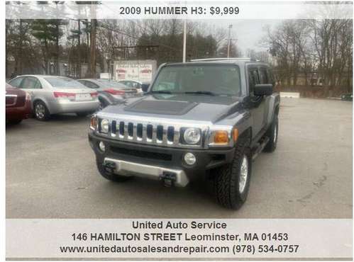 2009 Hummer H3!!! HAS ONLY 108k MILES 5 CYLINDERS - cars & trucks -... for sale in leominster, MA