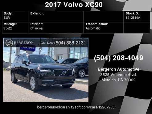 2017 Volvo XC90 T6 Momentum for sale in Metairie, LA