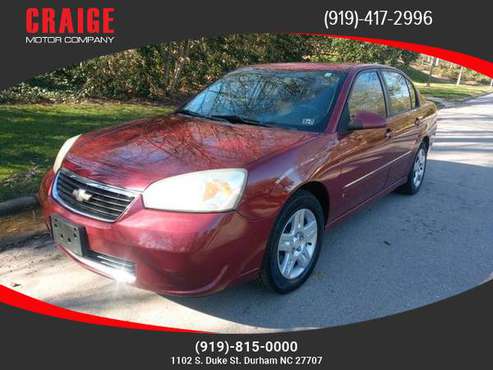 2006 Chevrolet Malibu - cars & trucks - by dealer - vehicle... for sale in Durham, NC