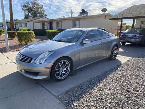 2007 Infiniti G35 Coupe Manual - cars & trucks - by owner - vehicle... for sale in Tempe, AZ