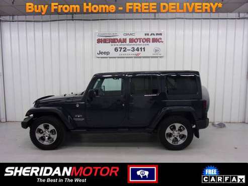 2017 Jeep Wrangler Unlimited Sahara Rhino Clearcoat - SM76460C WE for sale in Sheridan, MT