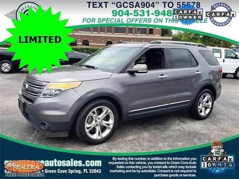 2014 Ford Explorer Limited The Best Vehicles at The Best Price! for sale in Green Cove Springs, FL