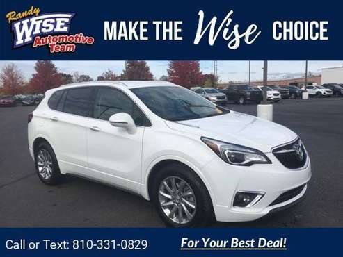 2019 Buick Envision Essence suv Summit White - cars & trucks - by... for sale in Fenton, MI