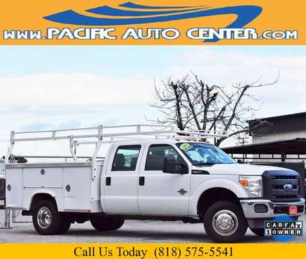 2016 Ford F-350 Diesel XL 4x4 Crew Cab Utility Bed Work Truck (22271) for sale in Fontana, CA