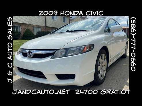 2009 Honda Civic LX Sedan 5-Speed AT - cars & trucks - by dealer -... for sale in Eastpointe, MI