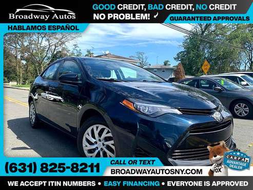 2017 Toyota Corolla Sdn Auto LE (Natl) FOR ONLY 242/mo! - cars & for sale in Amityville, NY